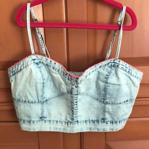 AEO Acid Wash Crop Top